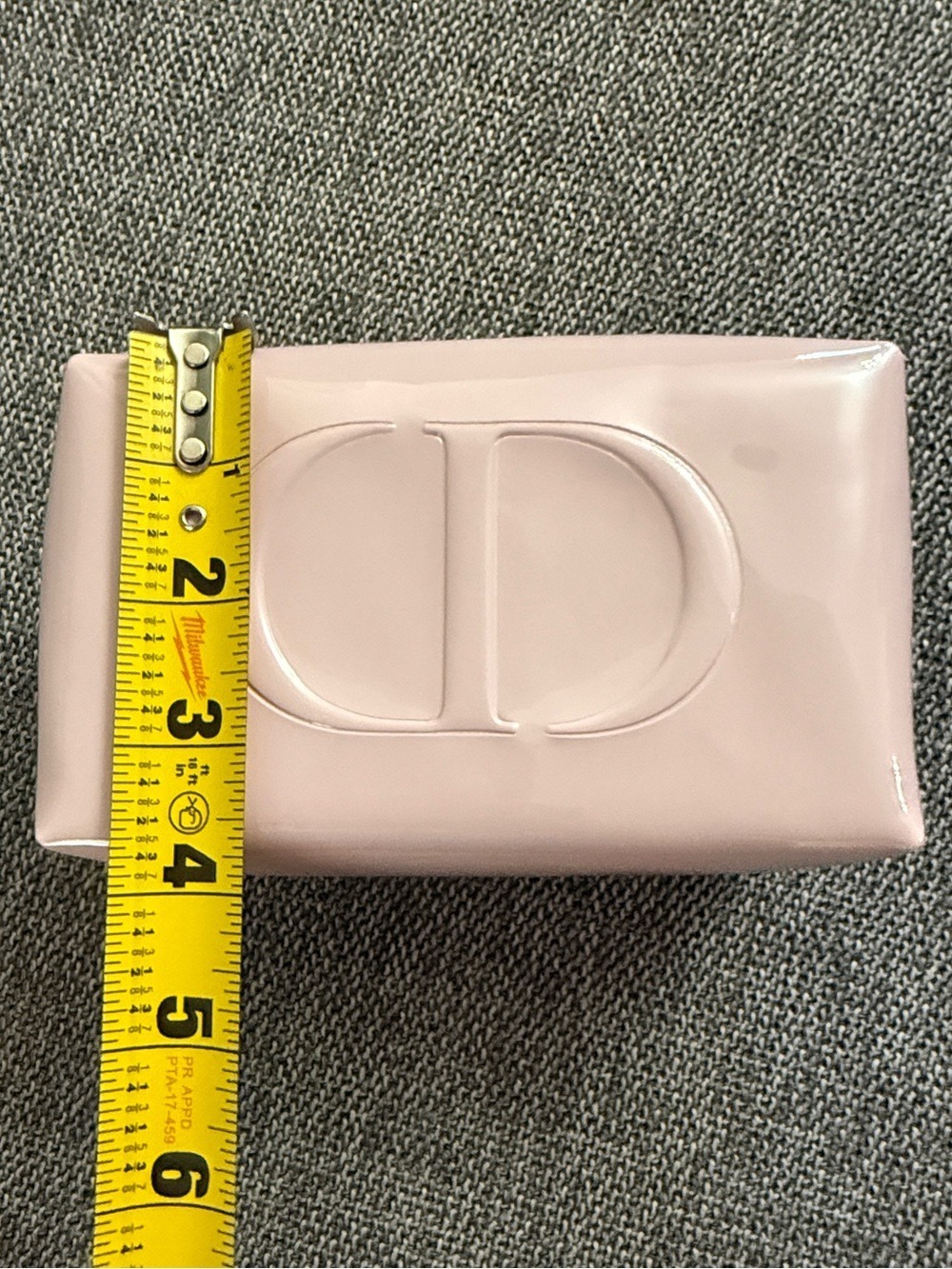 Dior Beauty Baby Pink Glossy Patent CD Makeup Bag Pouch New Authentic - Picture 14 of 15